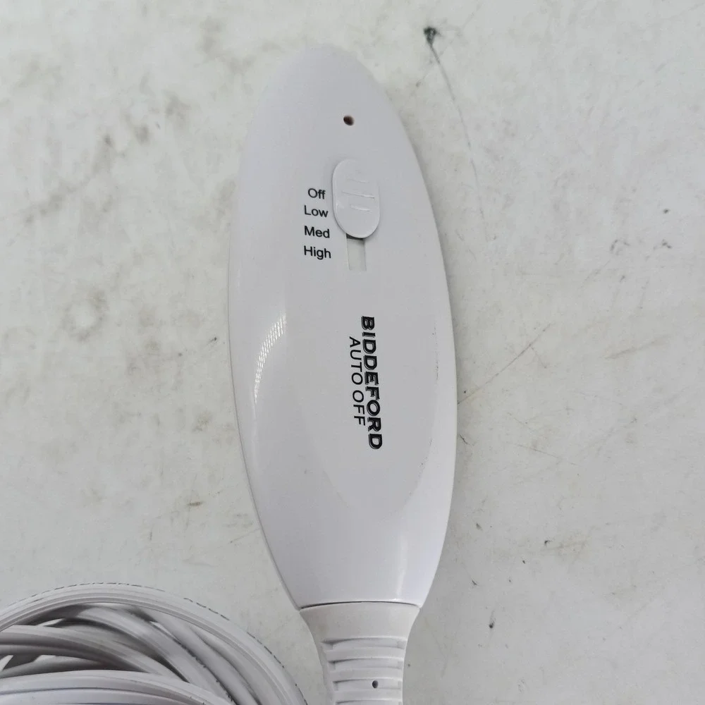 Biddeford TC13W1 Electric Blanket Replacement Controller 4-Prong White 130W a10
